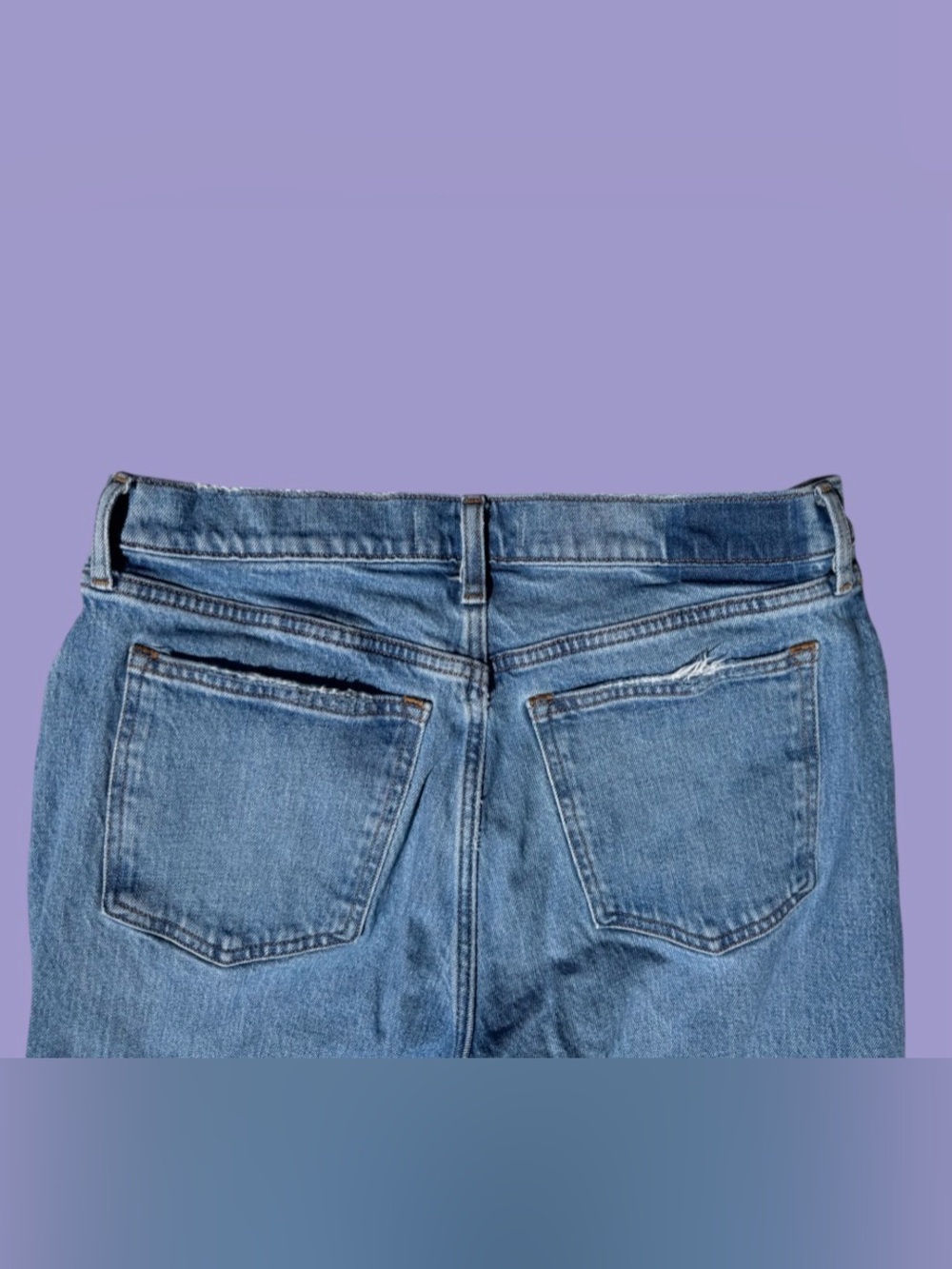 Abercrombie & Fitch 90s Relaxed High Rise Jeans 31/12 Long Tall - Picture 9 of 11